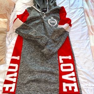 Love hoodie dress